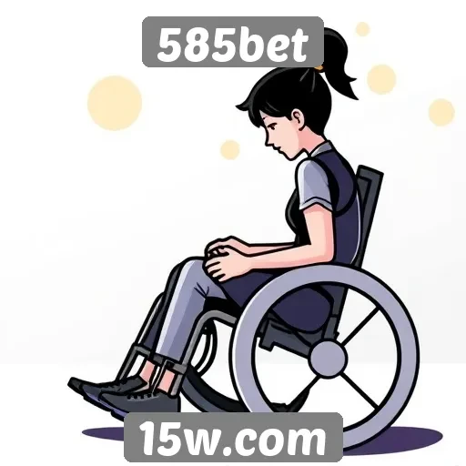 Acessibilidade e interface do site 585bet